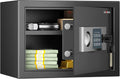 Safe for Home 0.6 Cubic Feet Lock Box for Money and Jewelry