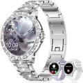 Smart Watch for Women with Diamonds - Fashionable Fitness Tracker