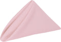 Ultimate Textile Cloth Napkins 17x17in Bulk Set - Light Pink 120pc