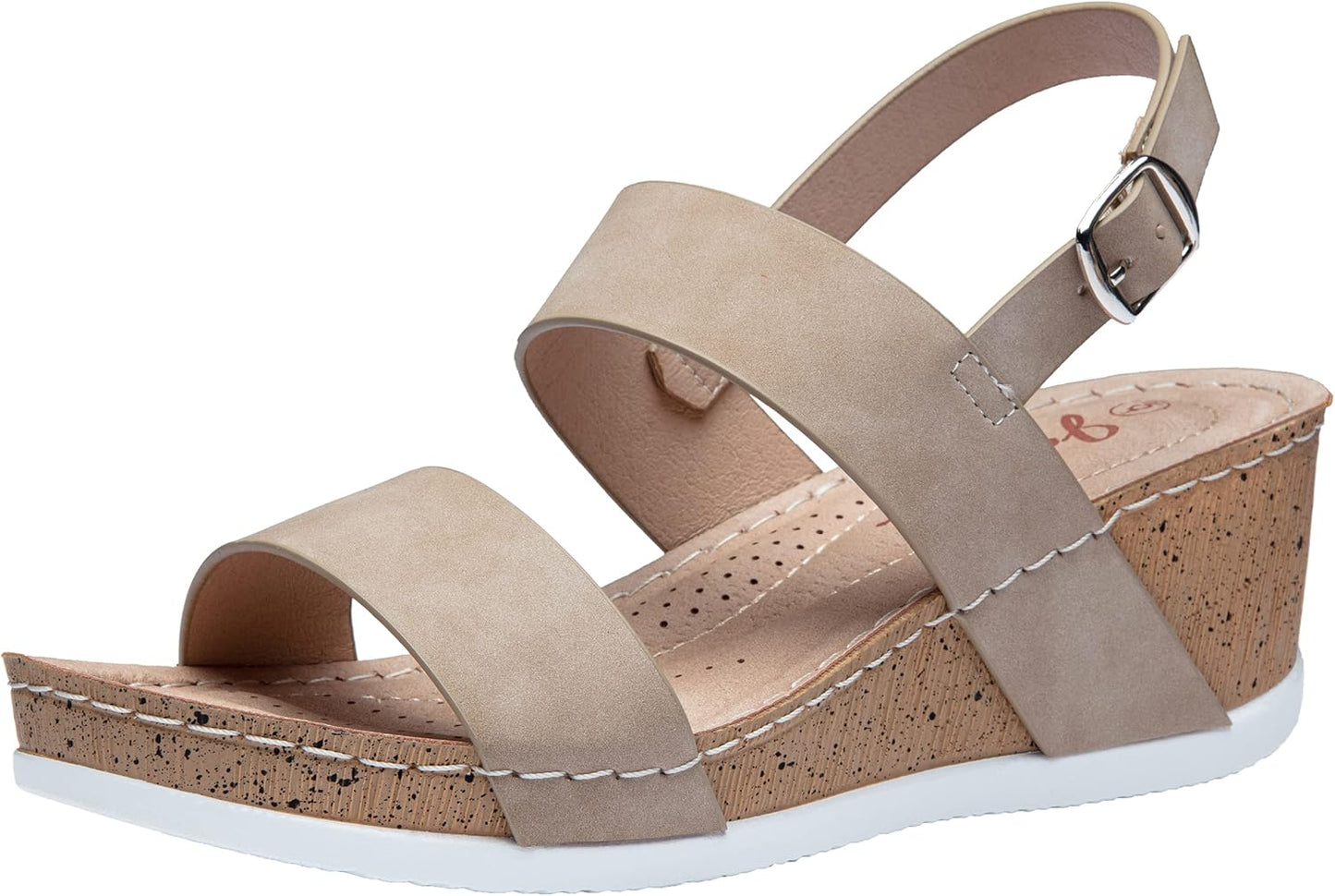 Jeossy Women's Platform Wedge Sandals for Summer Comfort