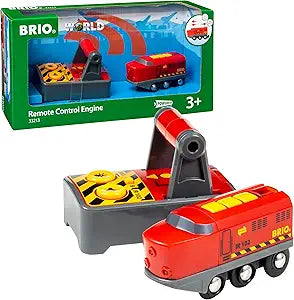 Brio World 33213 RC Train Set - Fun Wooden Toy for Kids