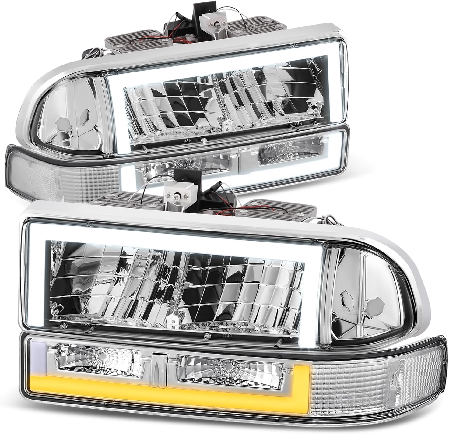Auto Dynasty Switchback LED Headlights for Chevy Blazer S10