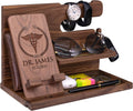 Personalized Doctor Gifts for Men - Engraved Walnut Nightstand