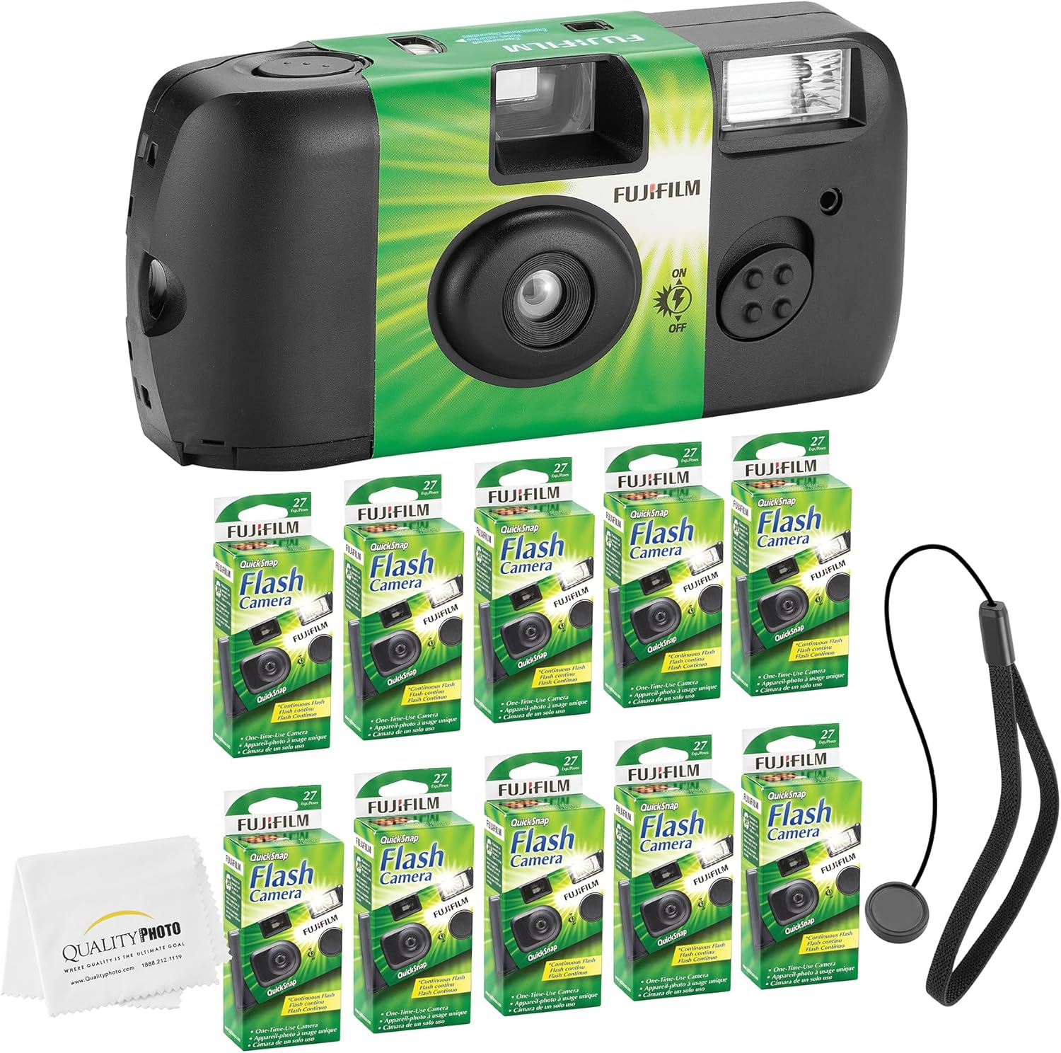 Fujifilm QuickSnap Flash 400 Disposable Camera for Memories