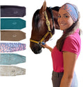 Equestrian Headbands for Moisture Wicking and Hair Protection