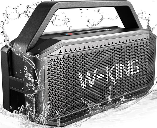 W-KING 100W Peak Bluetooth Speaker - Powerful Bass Marvel