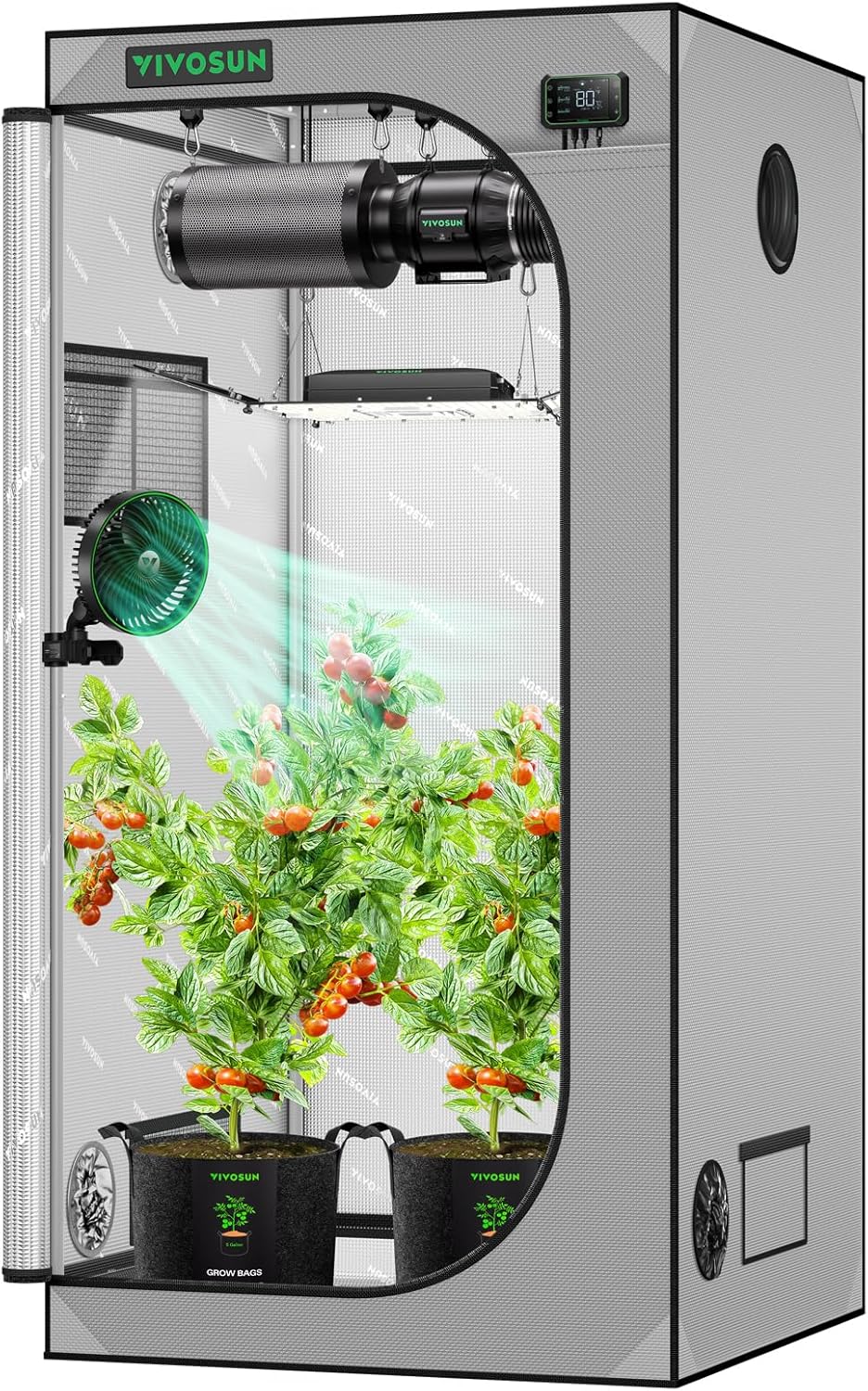 VIVOSUN G336 Grow Tent: 3x3 FT Hydroponic Solution