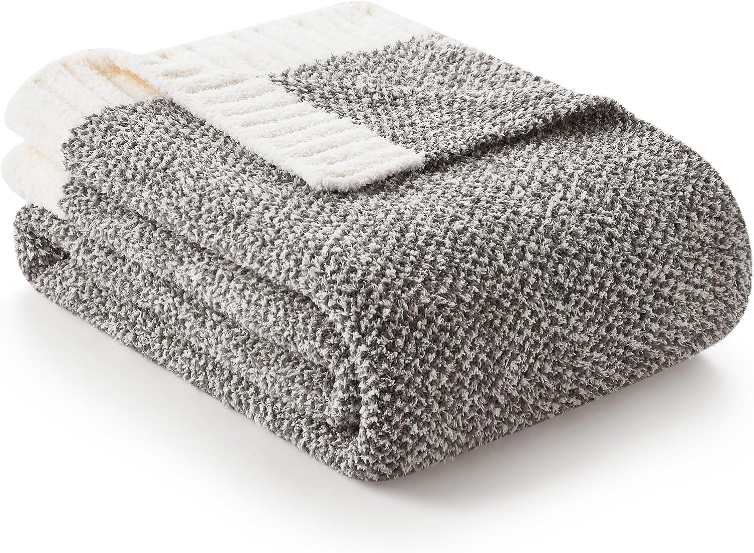 Snuggle Sac Grey Throw Blanket - Super Soft Plush Comfort