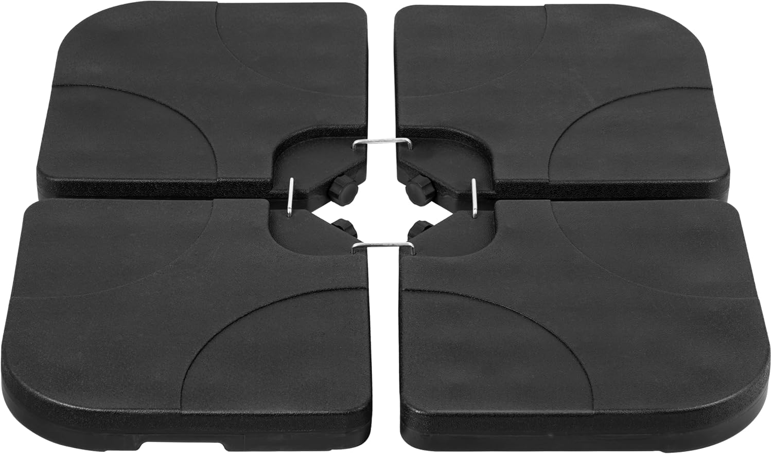 Heavy-Duty 4-Piece Cantilever Offset Patio Umbrella Base
