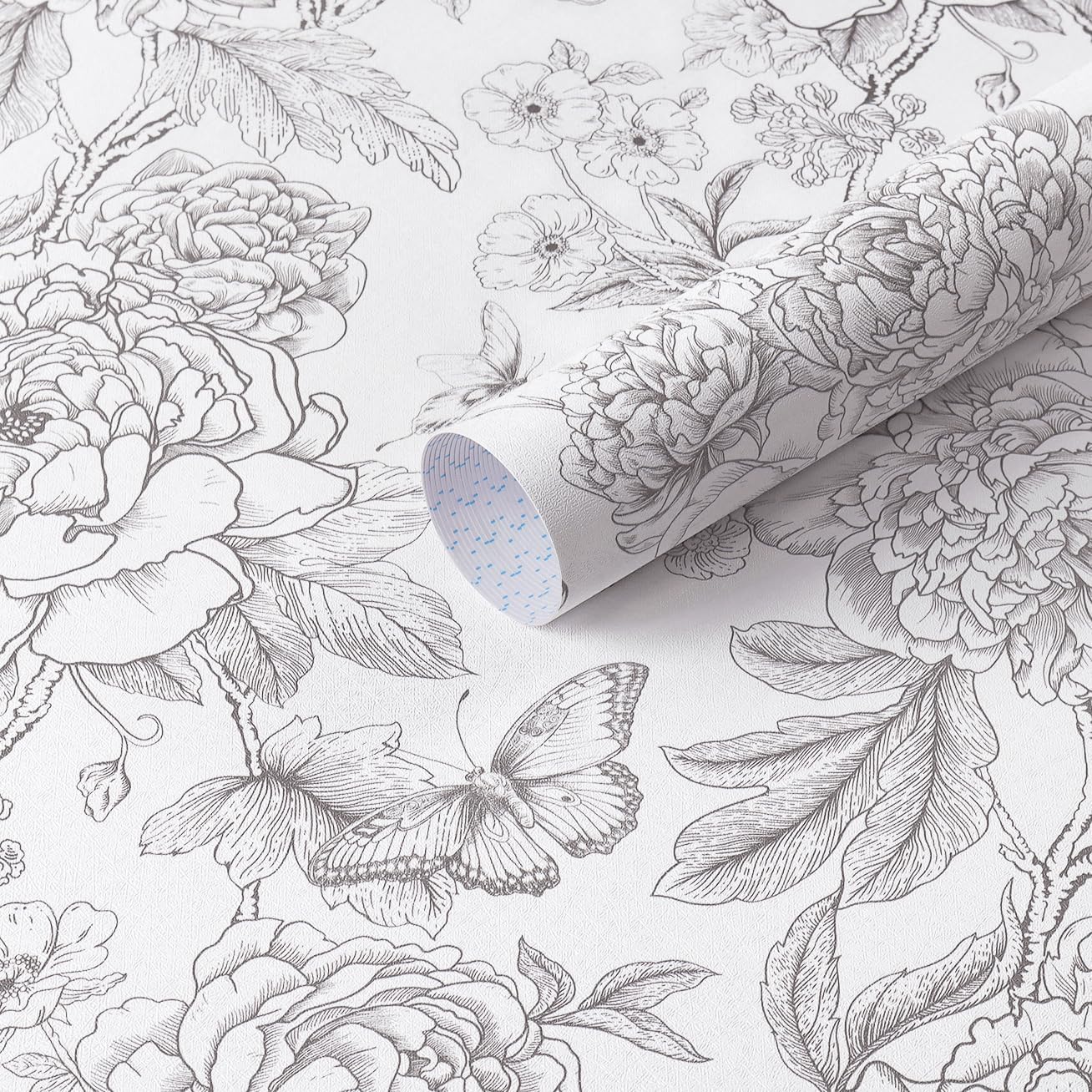 Safiyya Floral Peel and Stick Wallpaper for Home Decor
