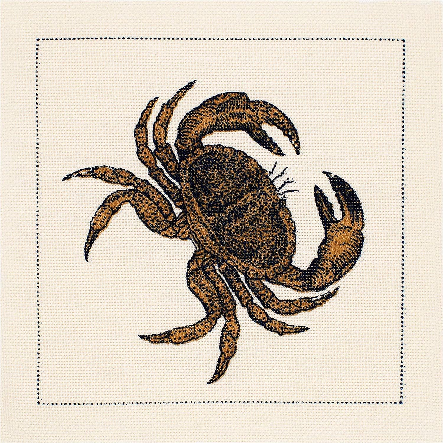 Crustacean Cocktail Napkins 50-Pack, Recycled Cotton, 4.5 Assorted