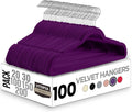 Utopia Home Velvet Hangers 100 Pack - Non-Slip Suit Hangers