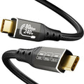 16K Thunderbolt 5 Cable 6.6FT USB C 80Gbps - 240W PD Charging