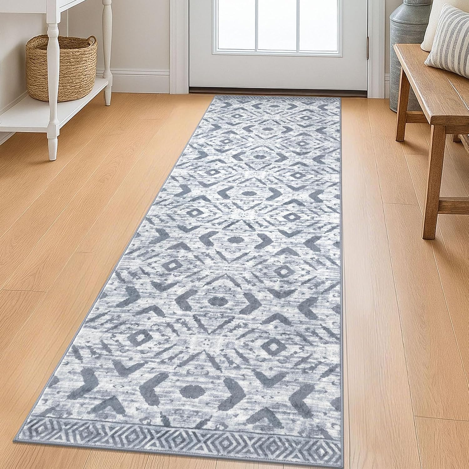 KILOCOCO Boho Kitchen Runner Rug 2x6 for Stylish Spaces