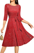 DRESSTELLS Cocktail Dresses for Women Vintage Tea Length - Elegant