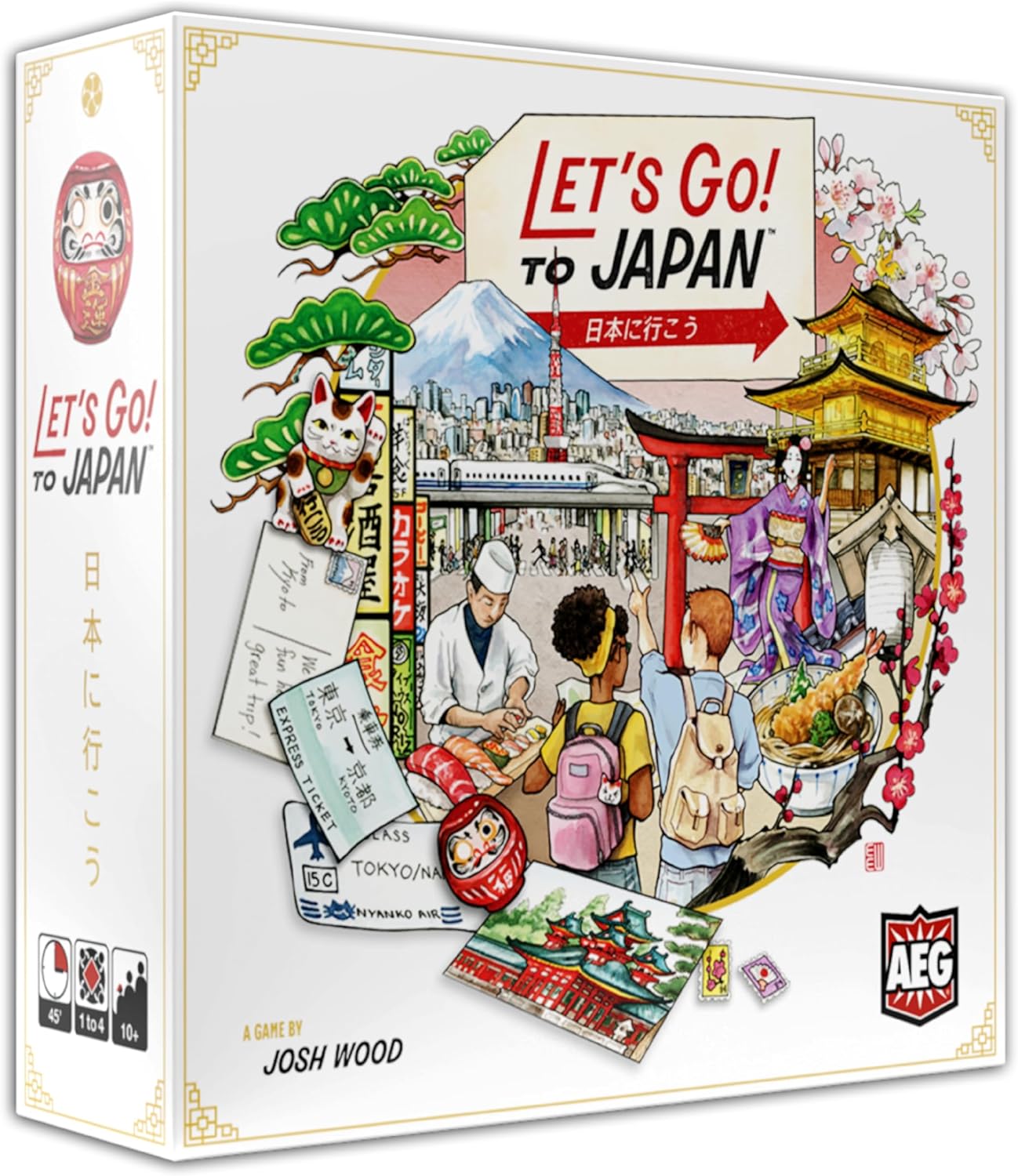 AEG Let's Go! to Japan Board Game - Plan Your Dream Vacation