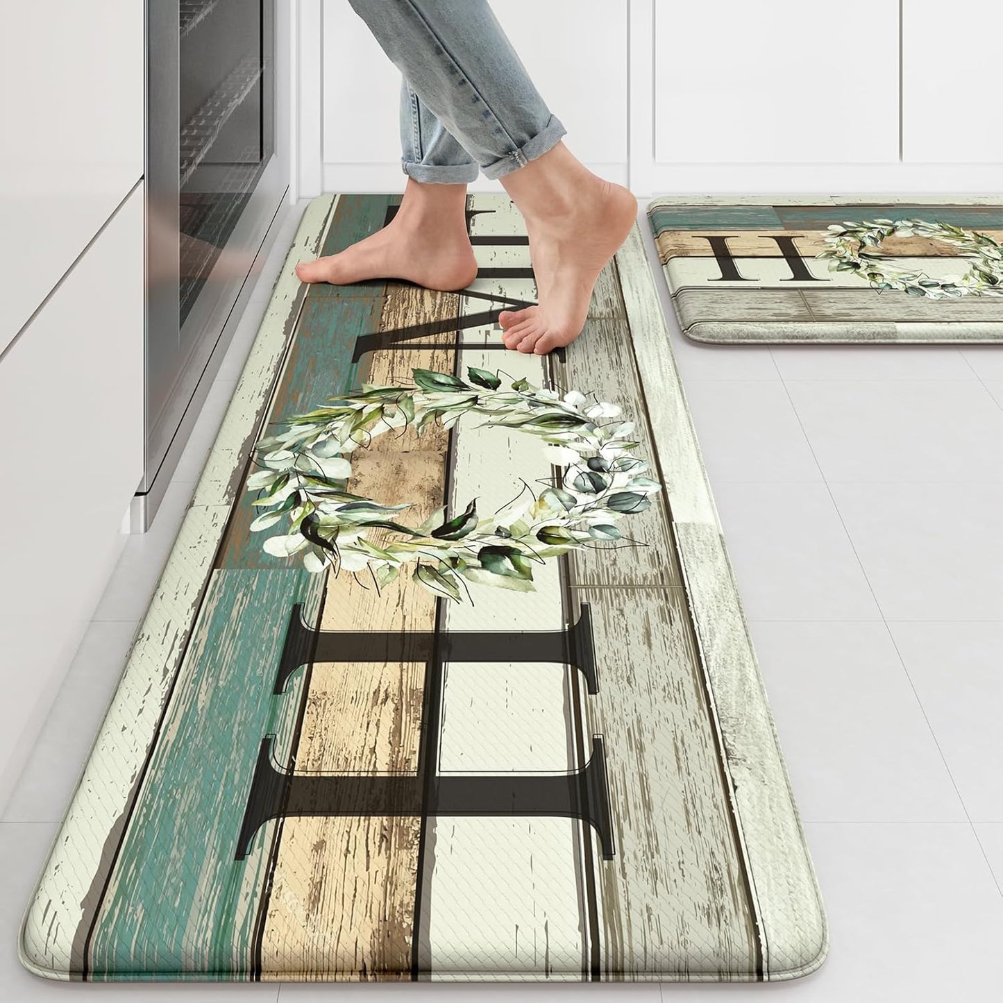 Comfortable Anti-Fatigue Kitchen Mats for Home and Office Use