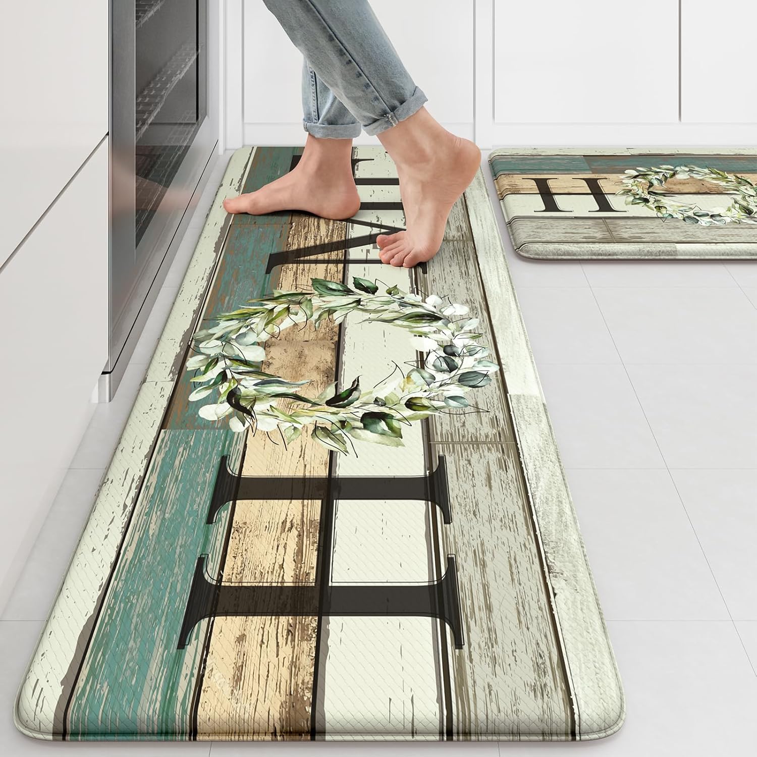 Comfortable Anti-Fatigue Kitchen Mats for Home and Office Use