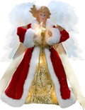 Moving Angel Tree Topper with Lights and Motorized Wings - Animated