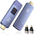Wireless HDMI Transmitter and Receiver - Portable 4K Wireless Extender