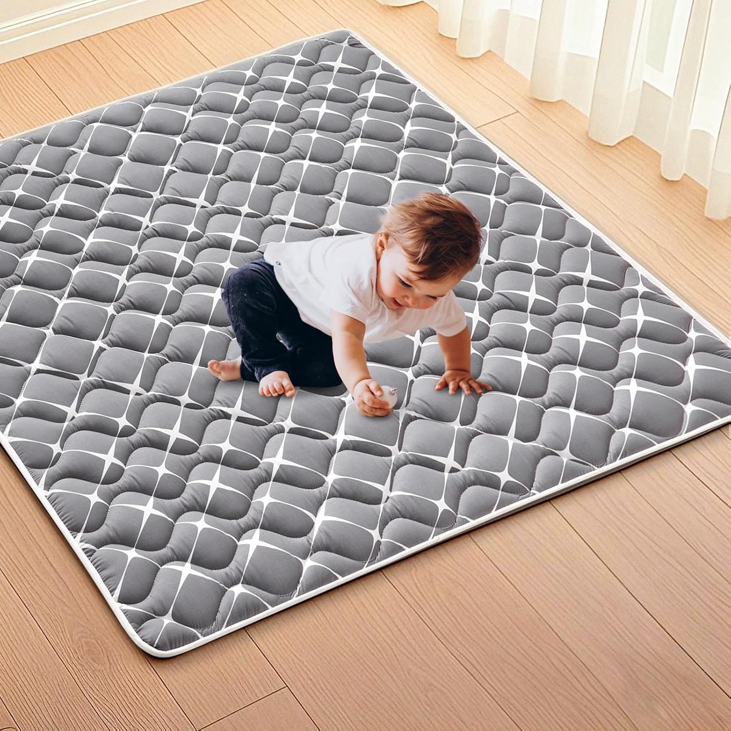 Vibe Bear High-Density Foam Baby Play Mat for Comfort and Safety