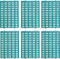 Saguaro Acres Rabbit Cage Resting Mat Pack of 6 - Teal comfort