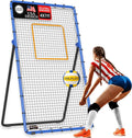 7x4 ft Volleyball Rebounder Net - 5 Angle Adjustable Training Set