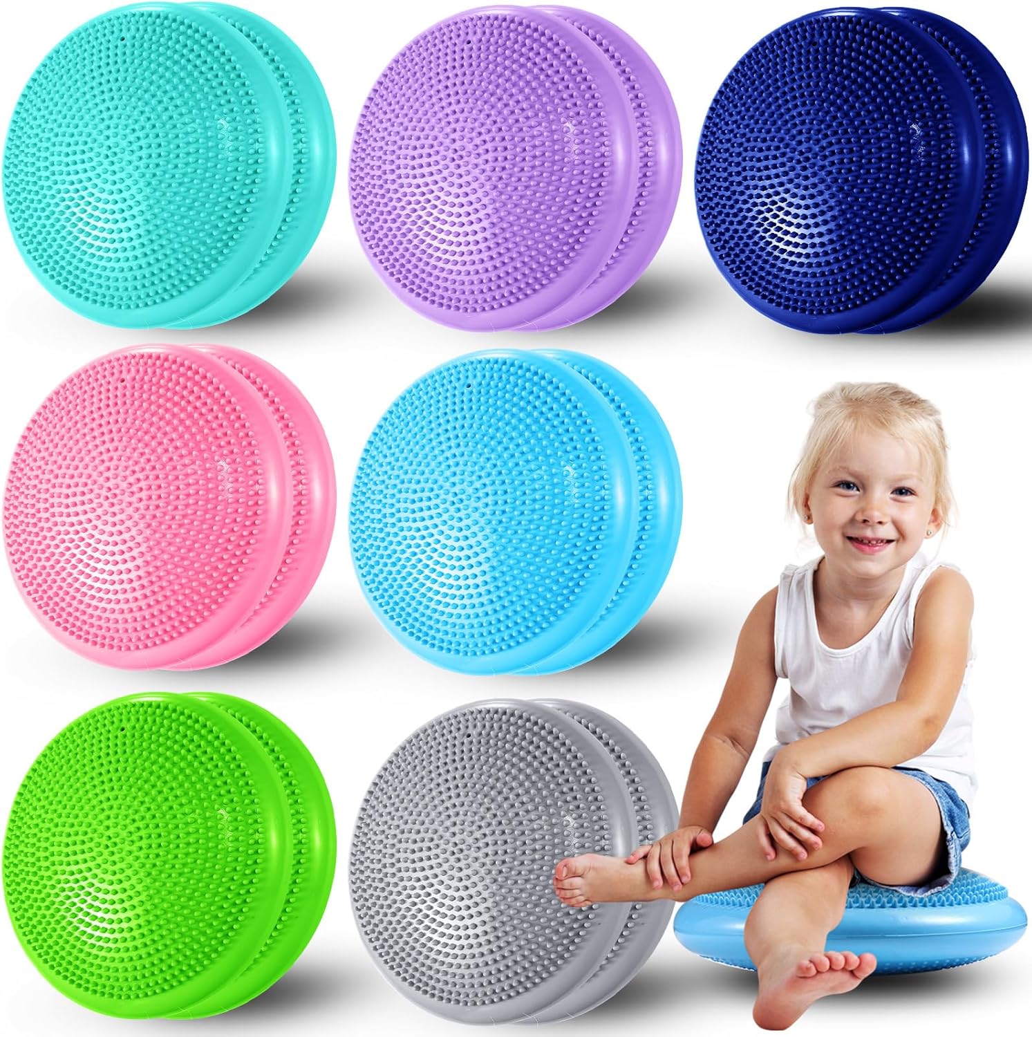 Wiggle Seat for Kids: Meooeck Inflated Cushion