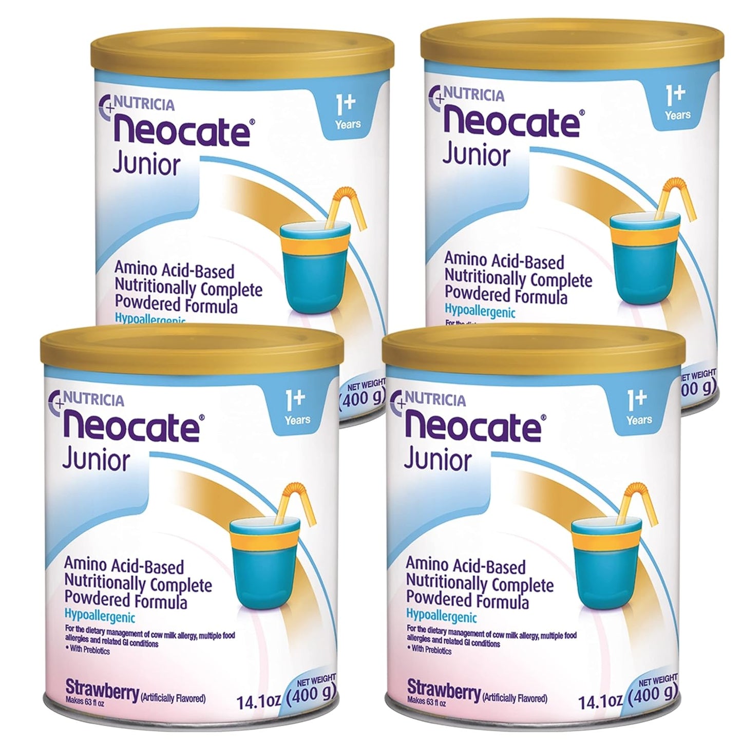 Neocate Junior Hypoallergenic Formula for Kids and Teens - Strawberry