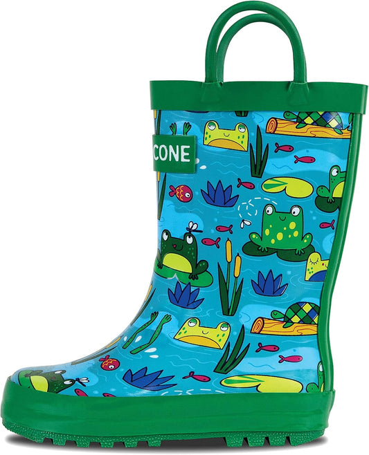 Lone Cone Kids Rain Boots for Girls & Boys - Waterproof Fun