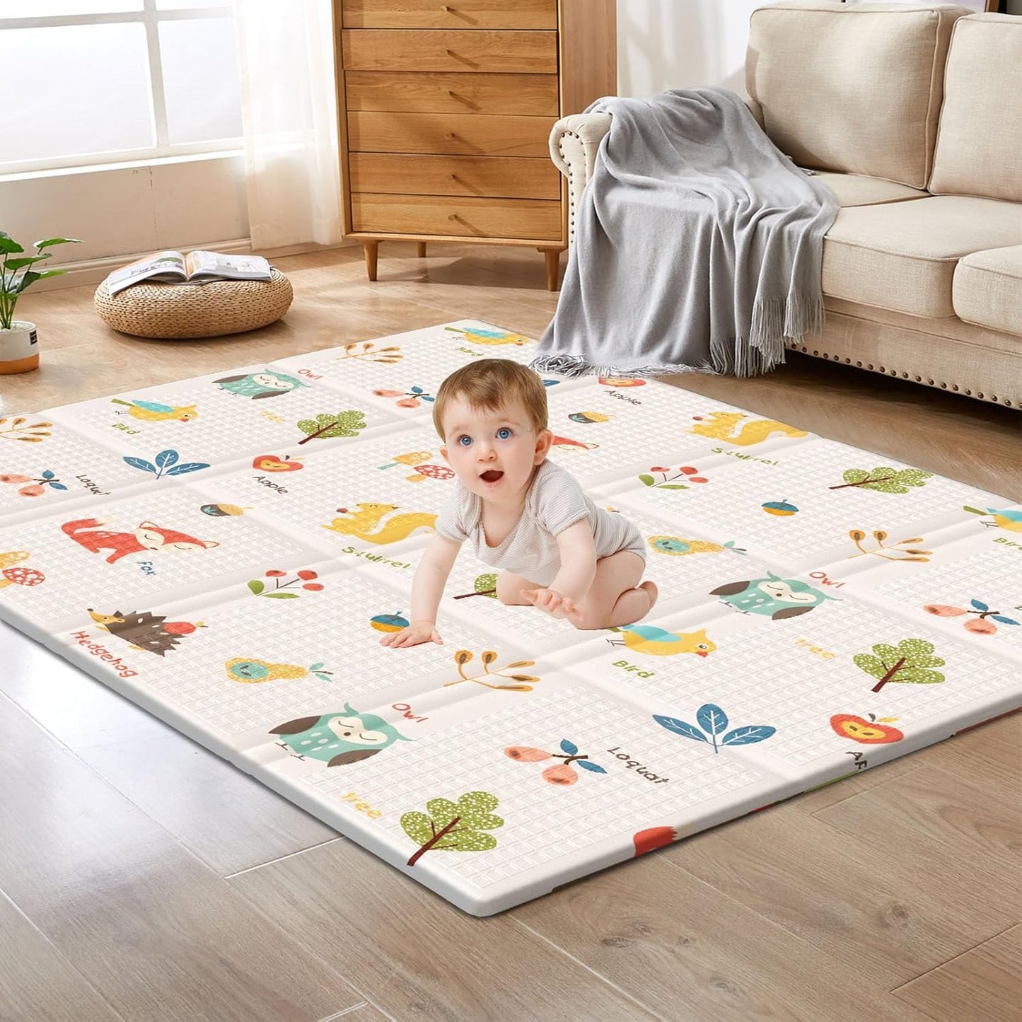 XVISHX Baby Play Mat: Portable Waterproof Fun!