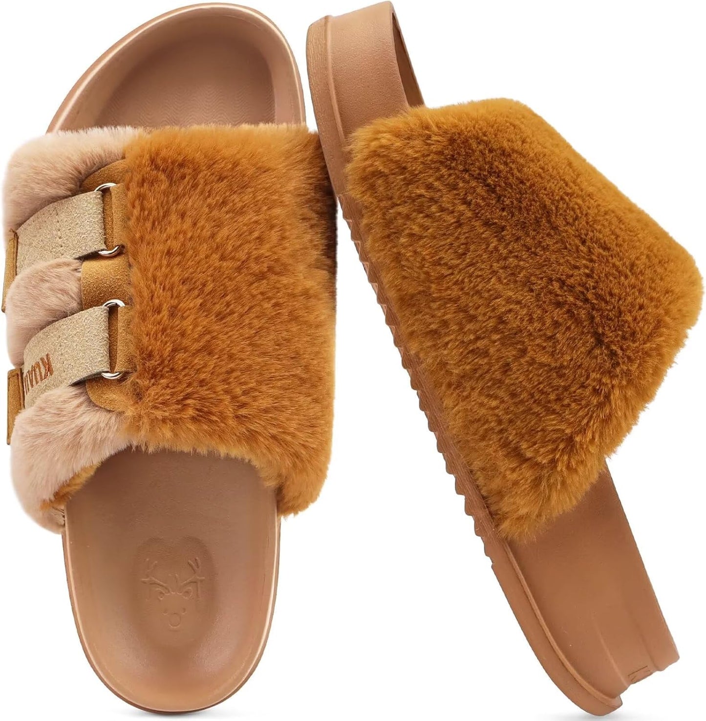 KuaiLu Women's Orthotic Slippers with Arch Support for Comfort