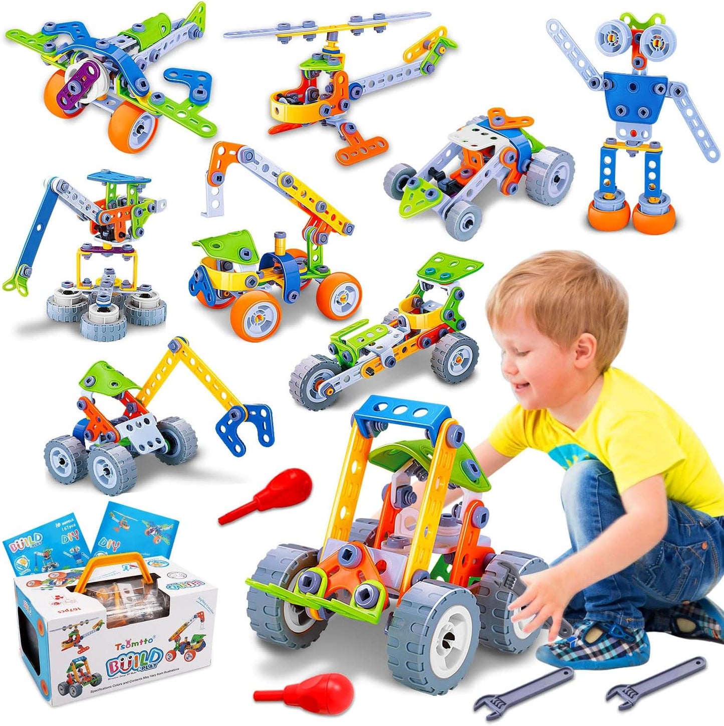 Ultimate 10-in-1 STEM Toy Set for Creative Kids