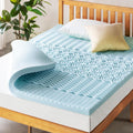Mellow 3 Inch 5-Zone Memory Foam Mattress Topper - Cooling Comfort