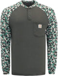 BOCOMAL FR Henley Flame Resistant Work Shirt - HRC2 Protection