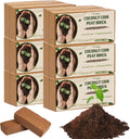Coco Coir Brick 12 Pack Premium Compressed Coco Coir for Plants