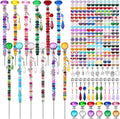 UFU 310Pc Fairy Wand Beaded Garden Stakes Kit - Sparkling DIY Decor