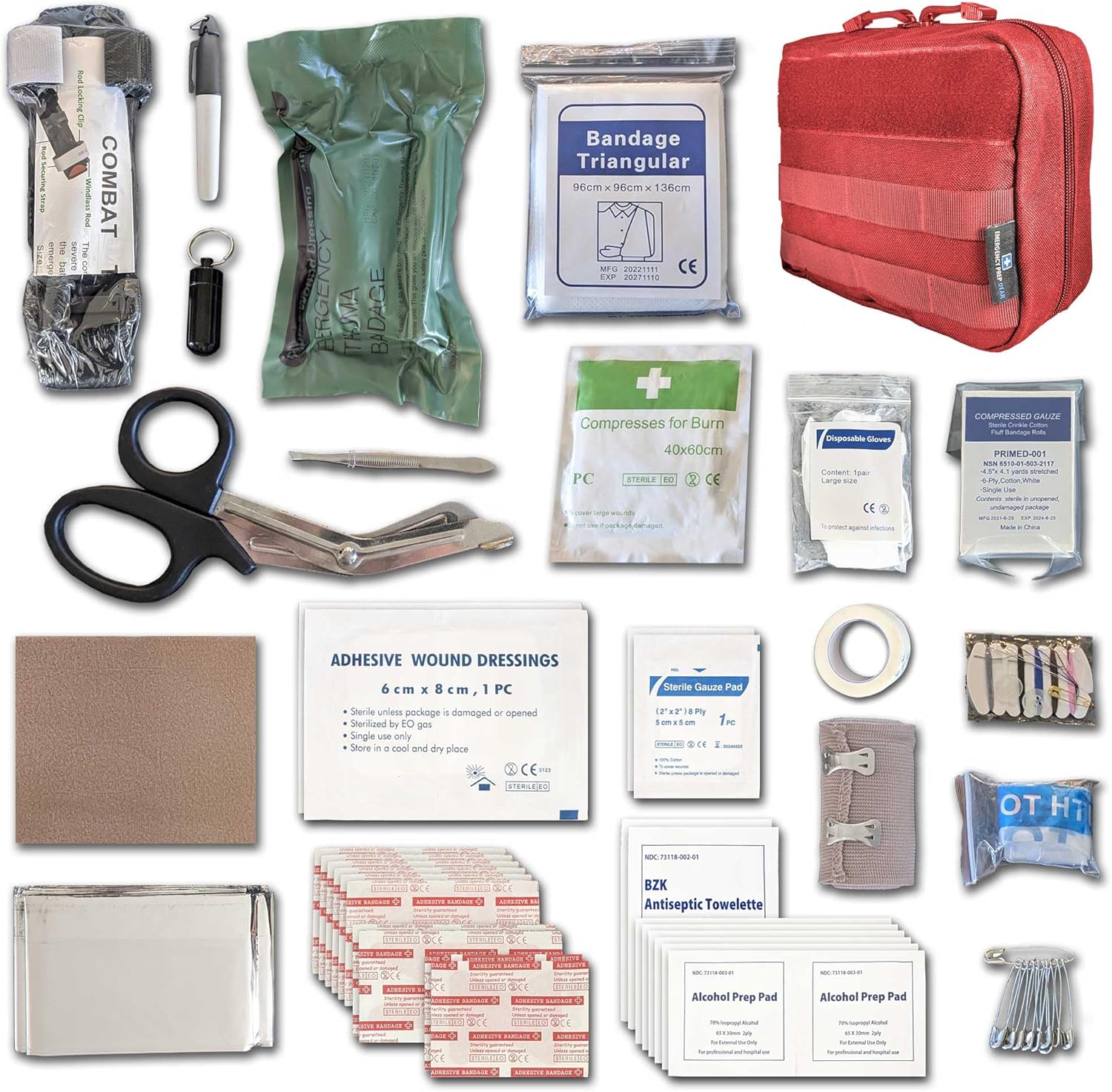 Compact 60 Pc Field First Aid Kit - Emergency Essential