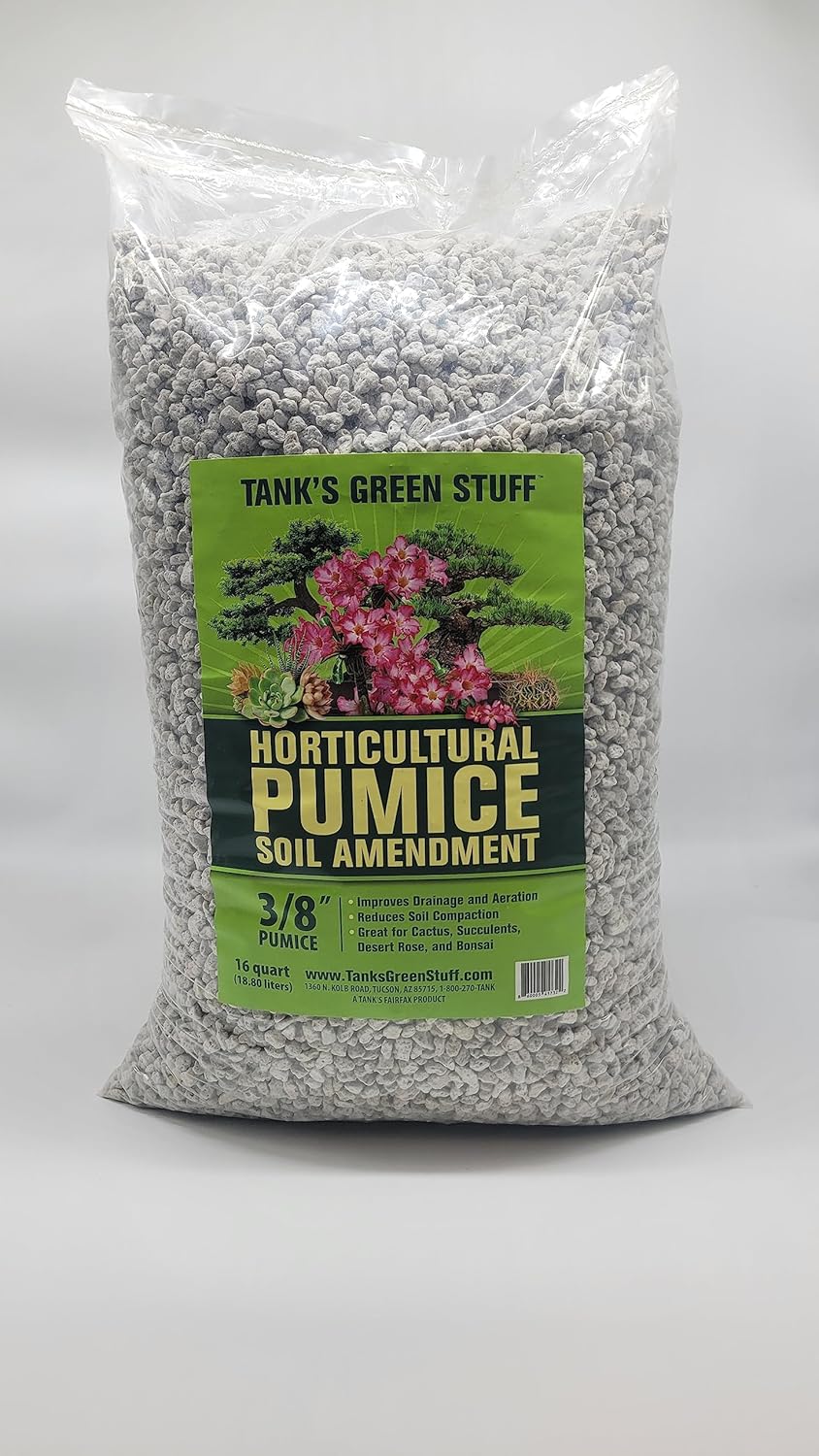 Tank's Horticultural Pumice 16qt - Enhance Soil Drainage & Aeration