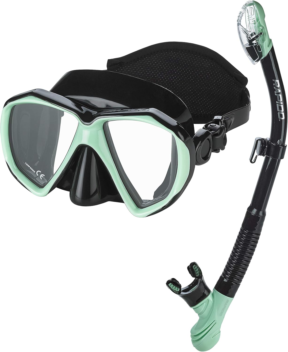 Phantom Aquatics Comfort Combo: Adults' Scuba Mask & Dry Snorkel