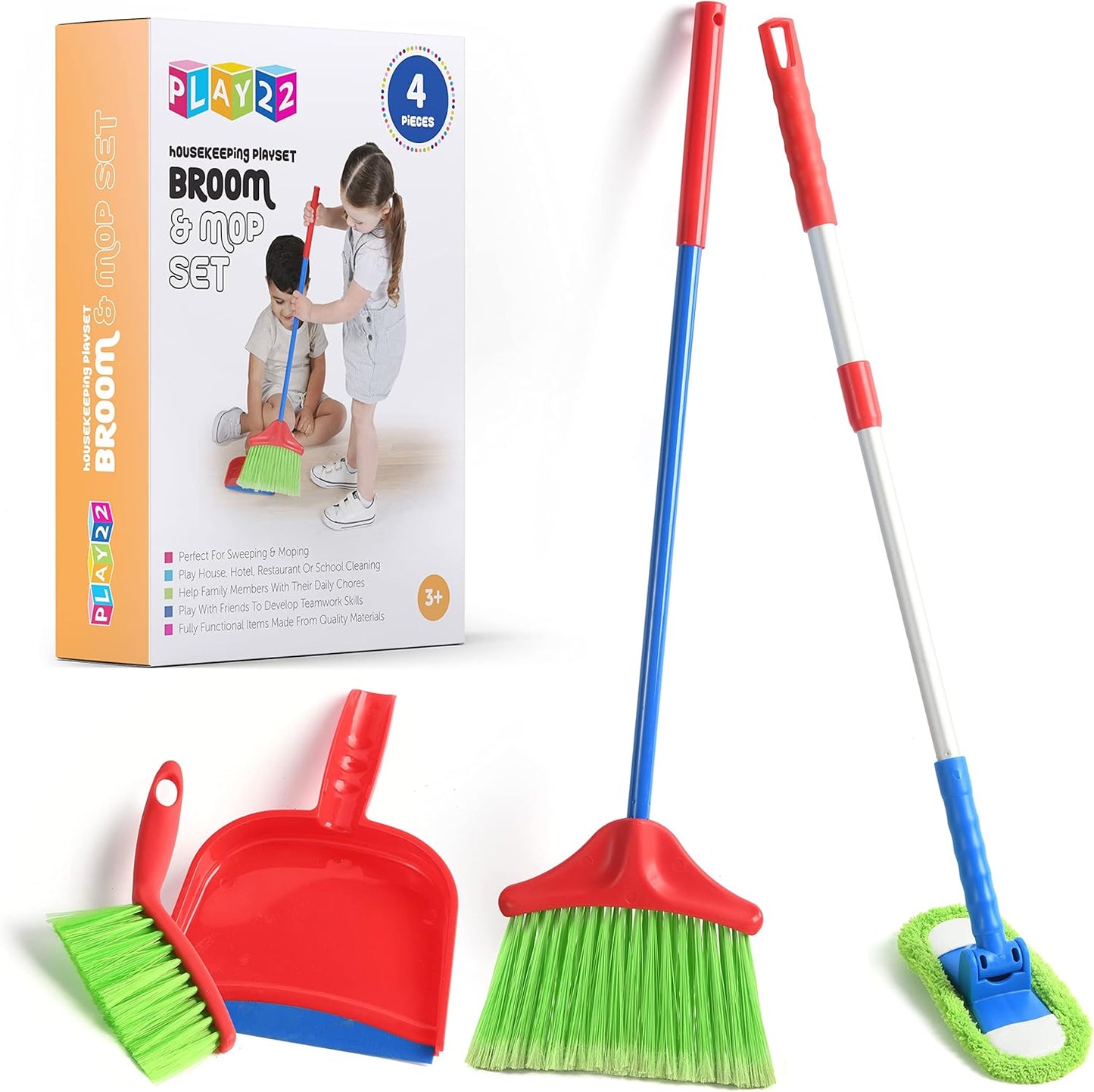 Kids Cleaning Set - Interactive Toy Kit for Playful Tidying