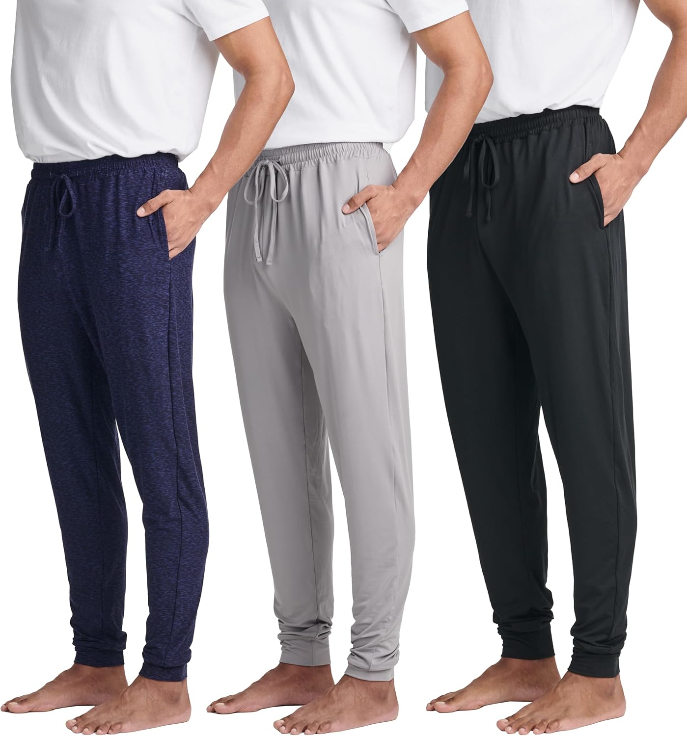Men's Soft Lounge Sleep Joggers with Pockets for Comfort