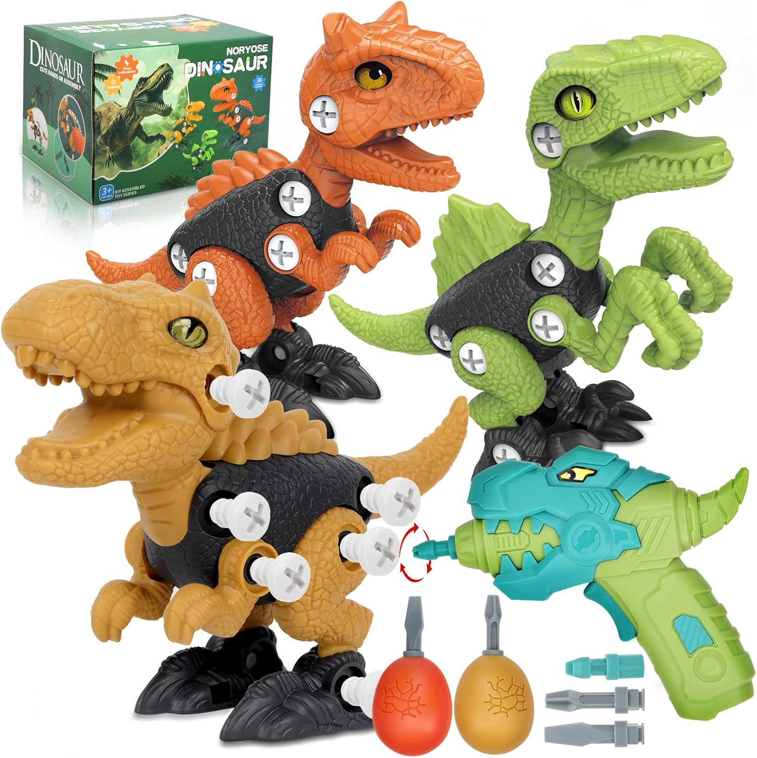 Dino Take-Apart STEM Toy Set | Educational Gift for Kids
