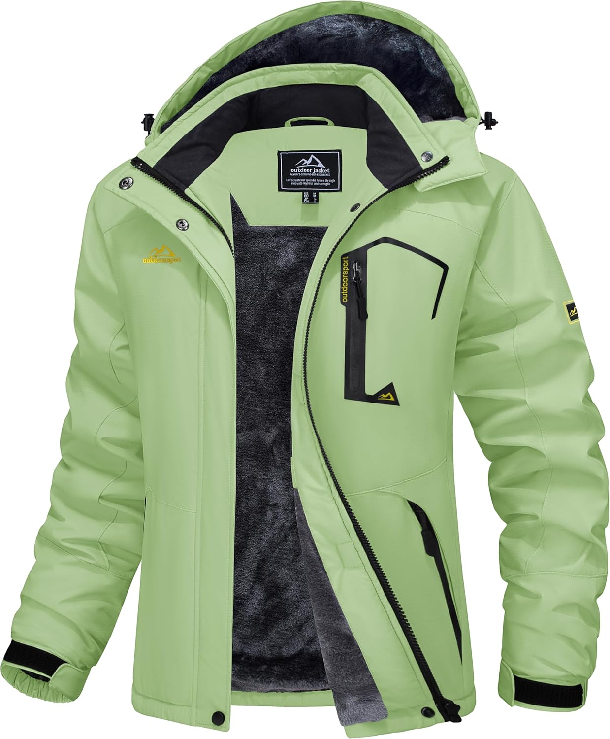 MAGCOMSEN Womens Ski Jacket Waterproof Insulated Winter Coat