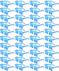 PLULON 40 Pairs Blue Star Sunglasses Bulk - Party Star Glasses