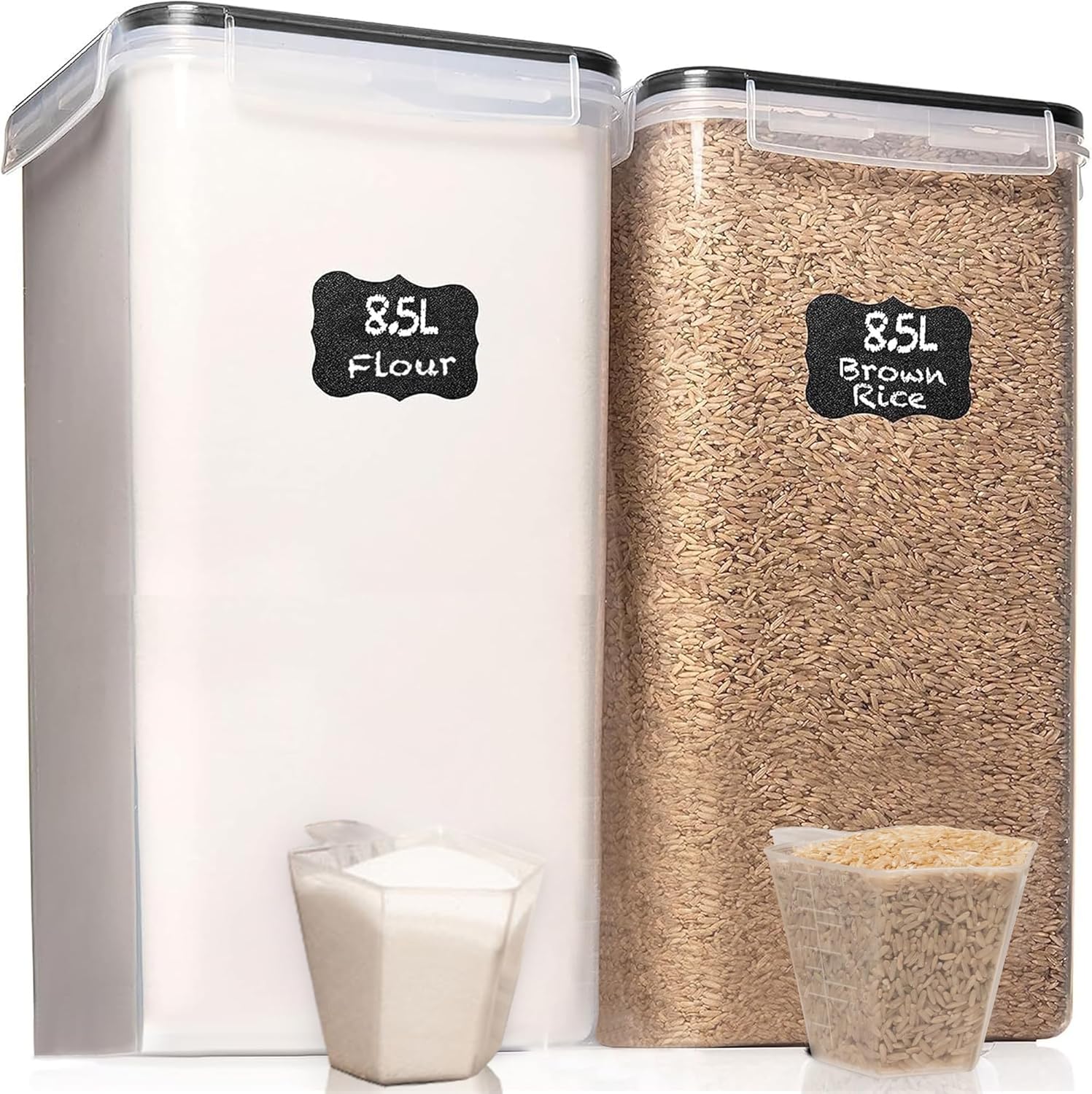 Extra Large Airtight Food Storage Containers for Kitchen Use