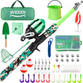 WIDDEN Kids Fishing Pole - Portable Telescopic Combo Kit