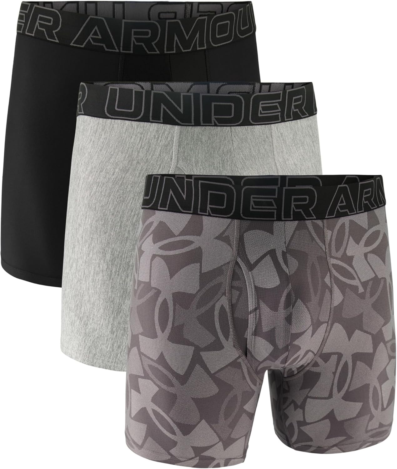 Under Armour Men's Multi-Pack Tech Boxer Briefs for Comfort