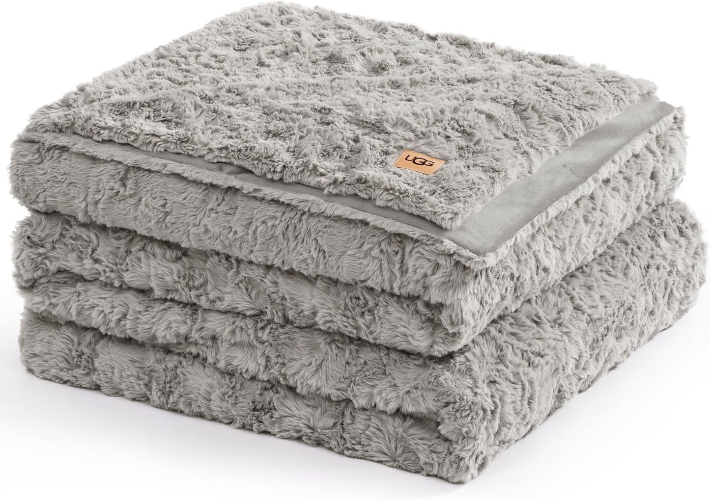 UGG Faux Fur Full/Queen Blanket - Cozy Double-Sided Throw