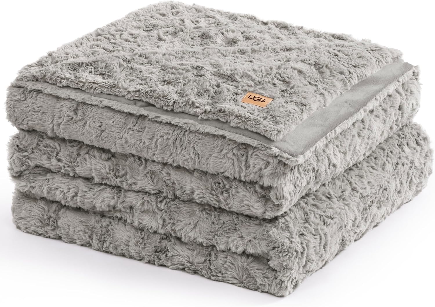 UGG Faux Fur Full/Queen Blanket - Cozy Double-Sided Throw